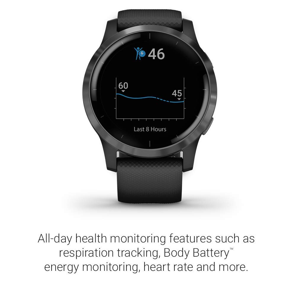 Garmin vivoactive 4 Smartwatch 45mm Slate - 010-02174-11 | eBay