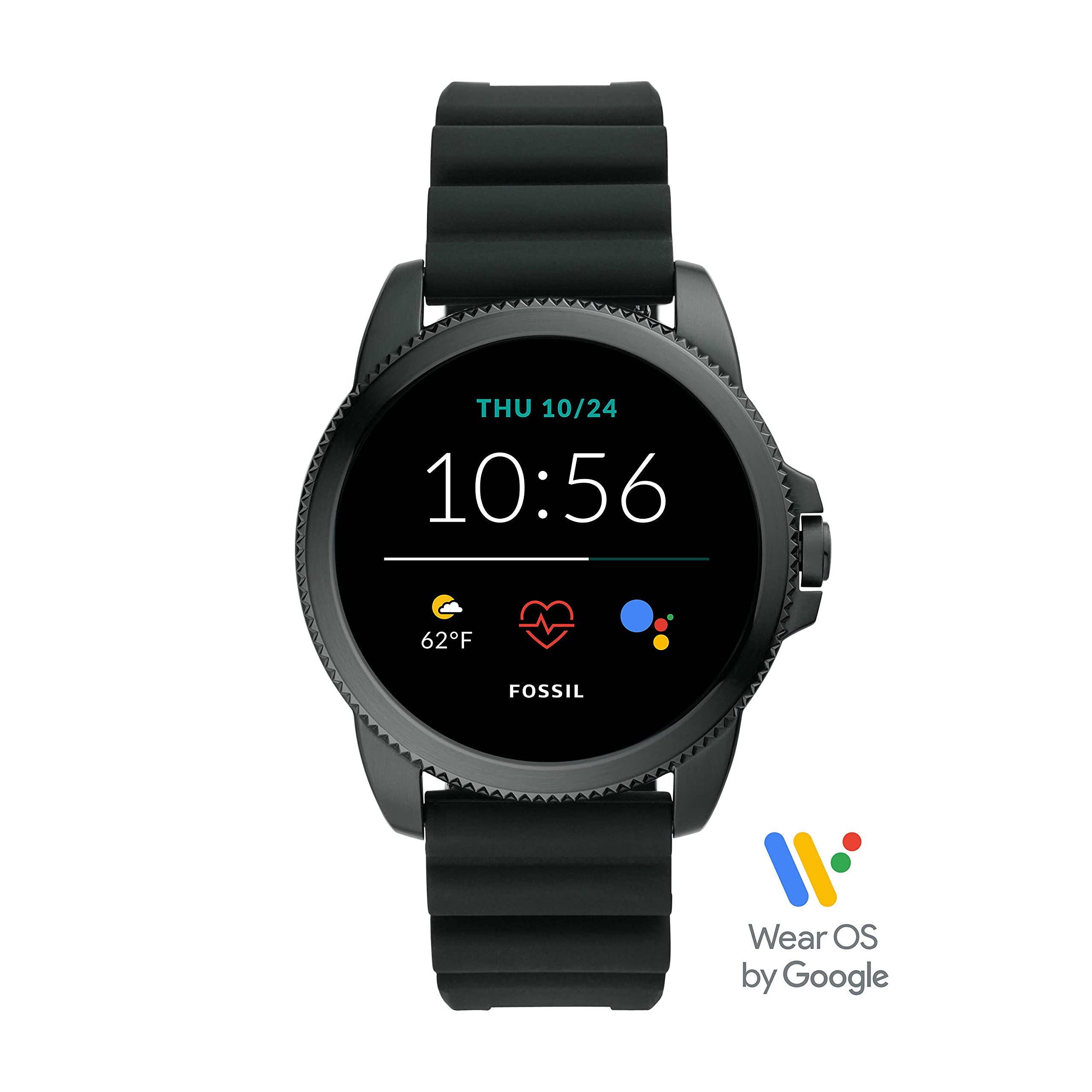 Fossil - Gen 5e Smartwatch 44mm Silicone - Black - FTW4047  display picture 2