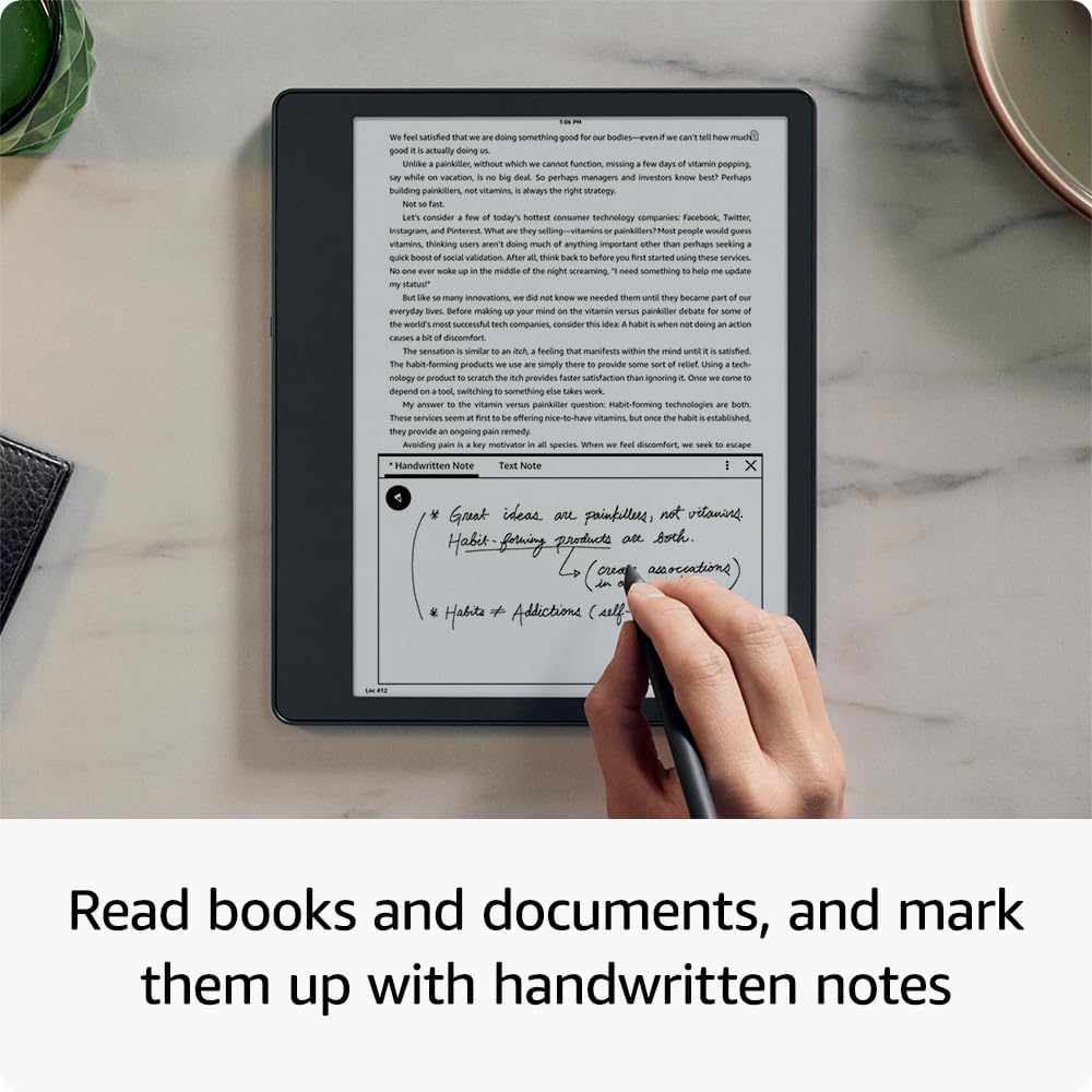 Amazon Kindle Scribe (2022) Digital Notebook w/ Basic Pen- 16 GB