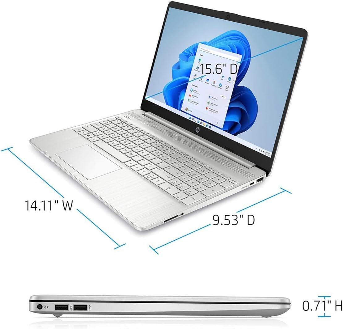 HP Laptop - i7-1255U - Silver - 16GB RAM - 512GB SSD - 15-dy5073dx