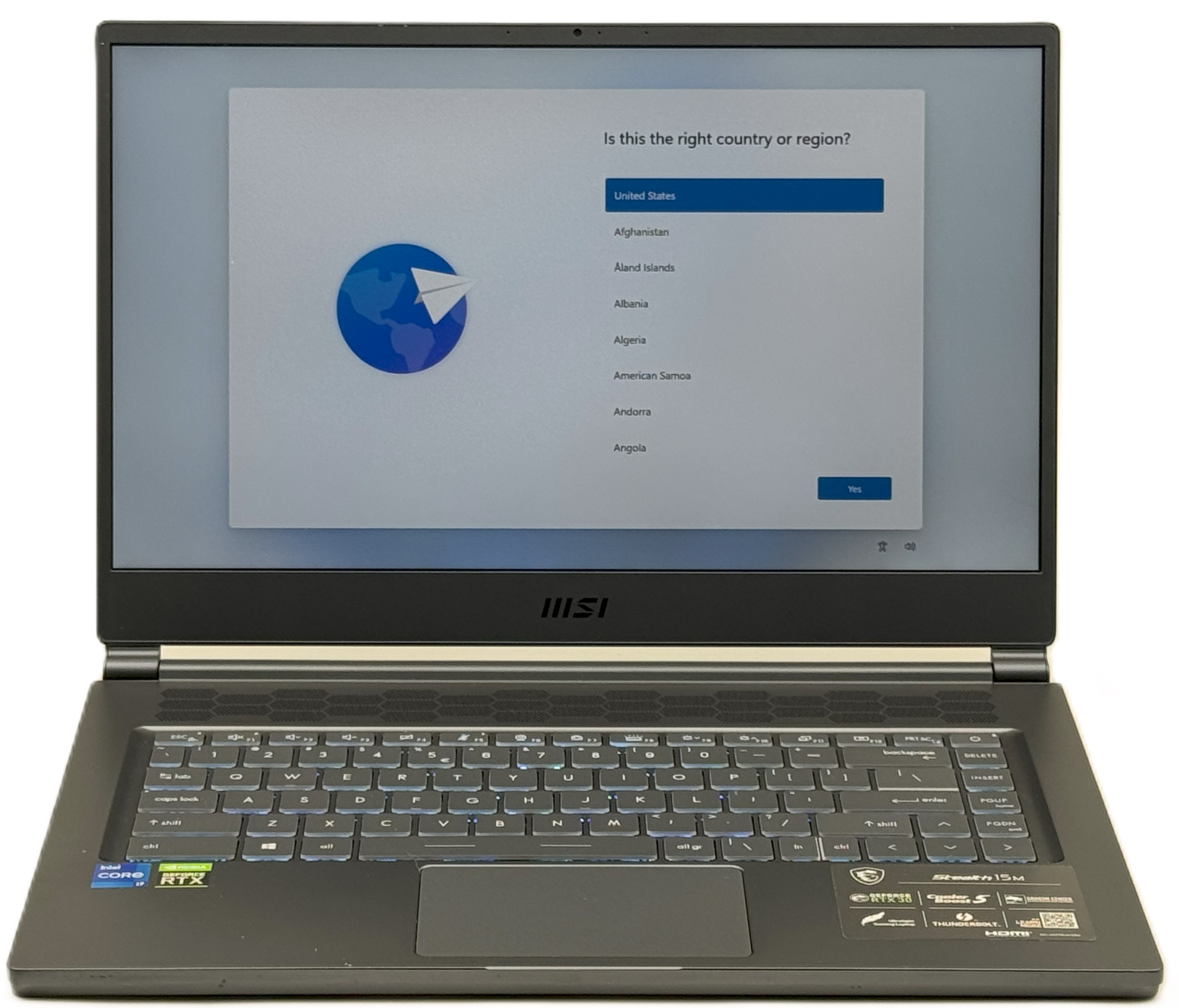 MSI Stealth 15M – 15.6