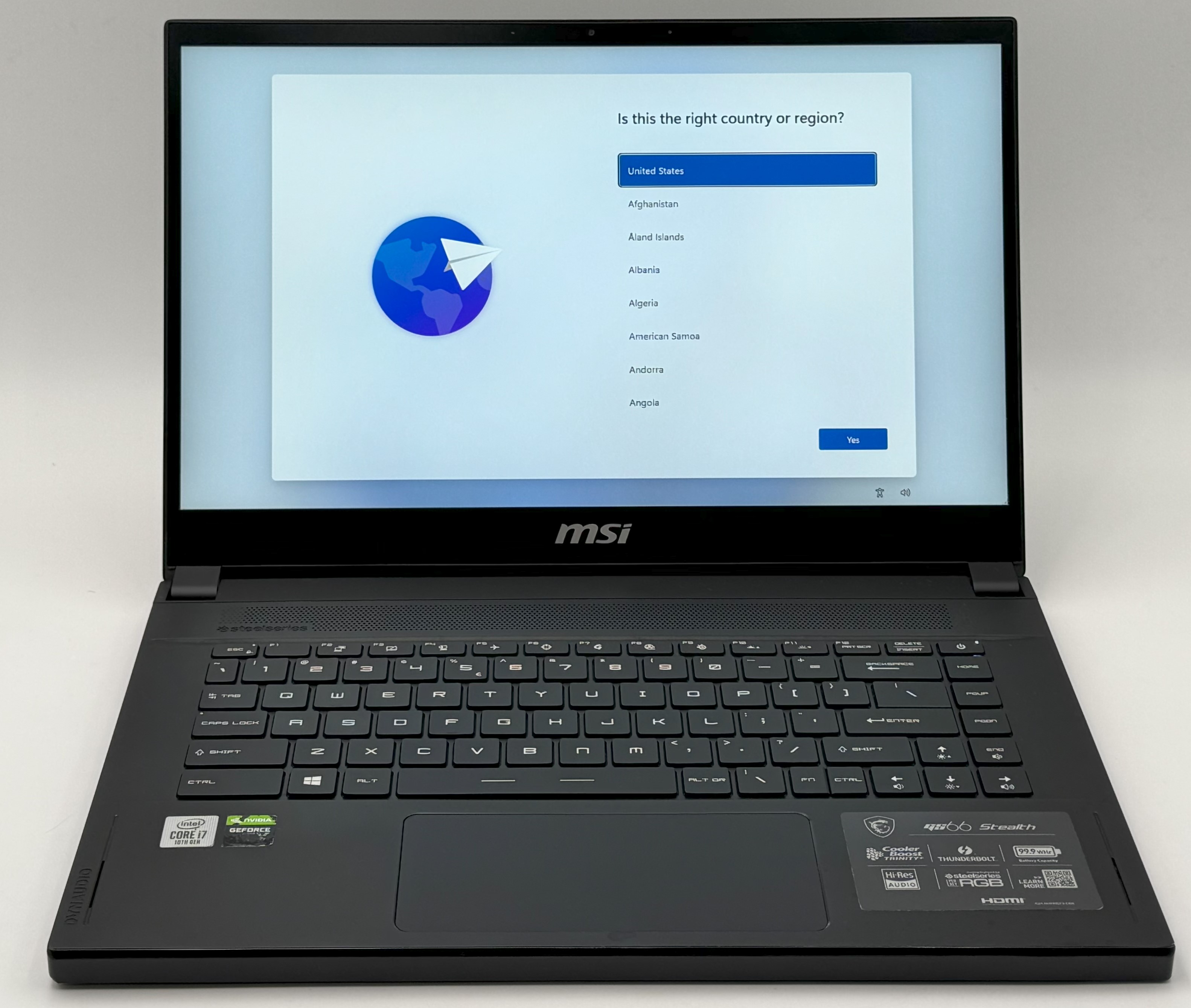 MSI GS66 Stealth – FHD – i7-10750H – 16GB – RTX 2060 – 512GB SSD