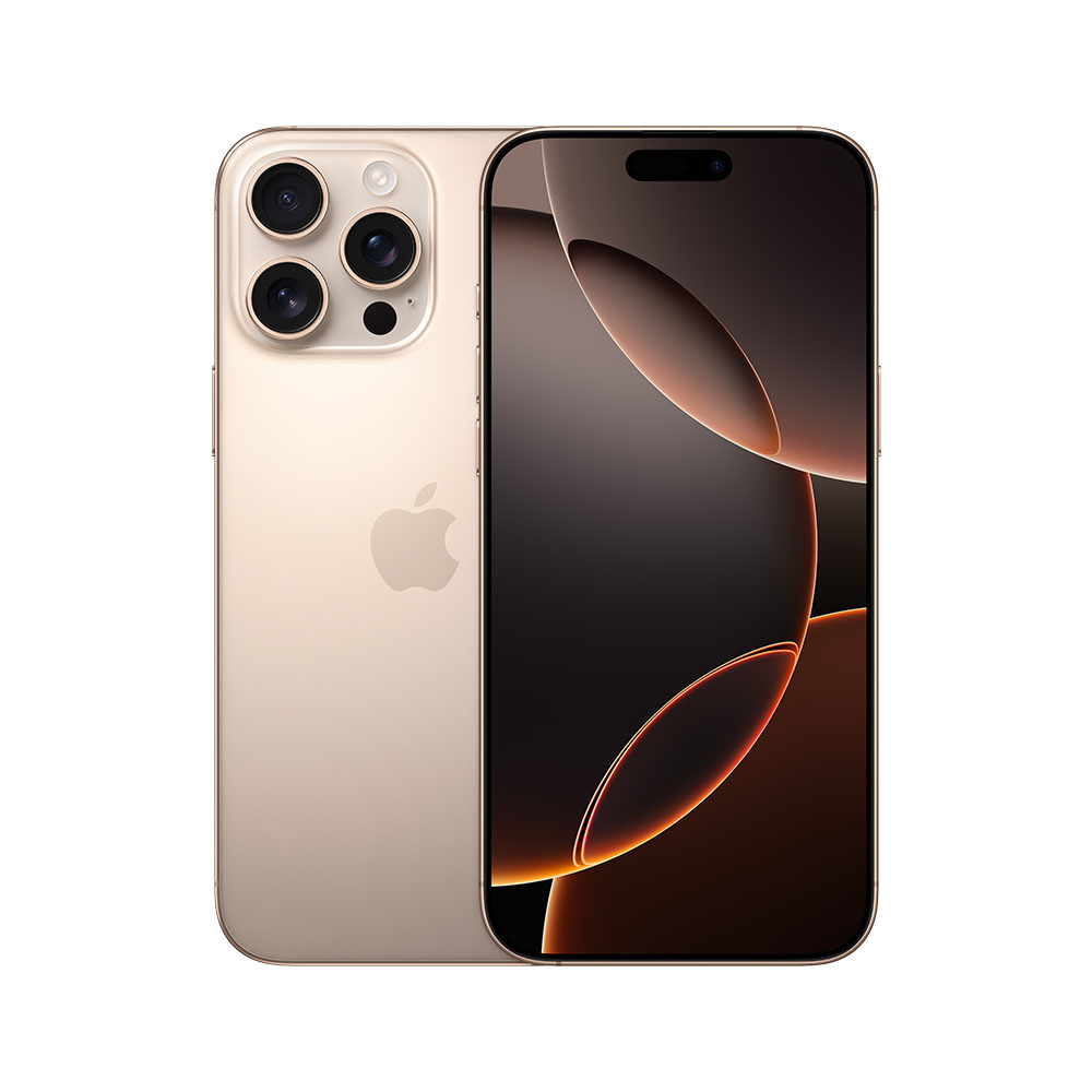 Apple iPhone 16 Pro Max – 256 GB – Desert Titanium – MYW53LL/A