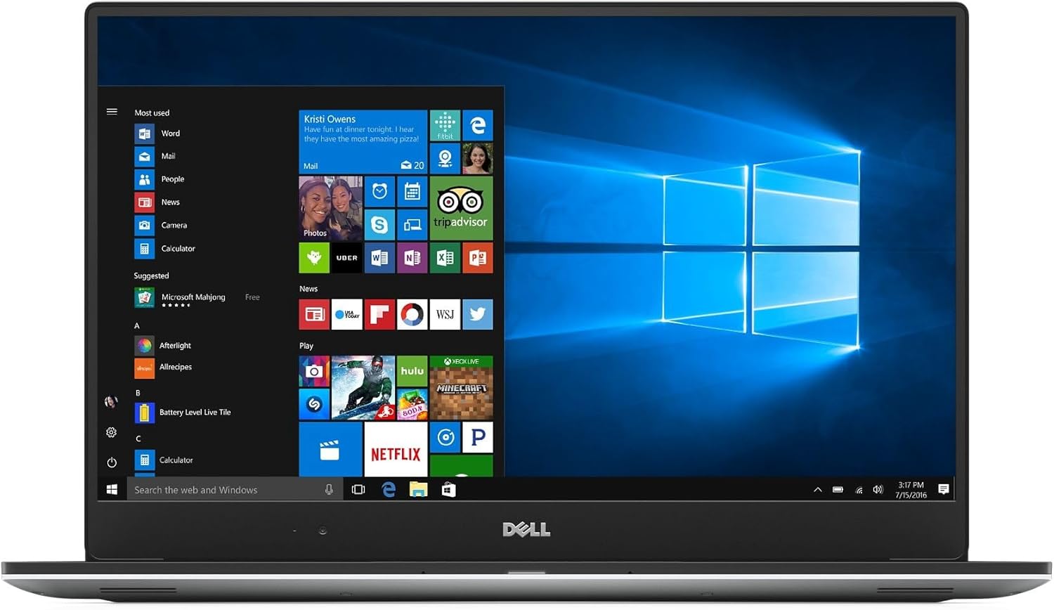 Dell XPS 15 9560 - FHD - i7-7700HQ - 16GB RAM - GTX 1050 - 512GB