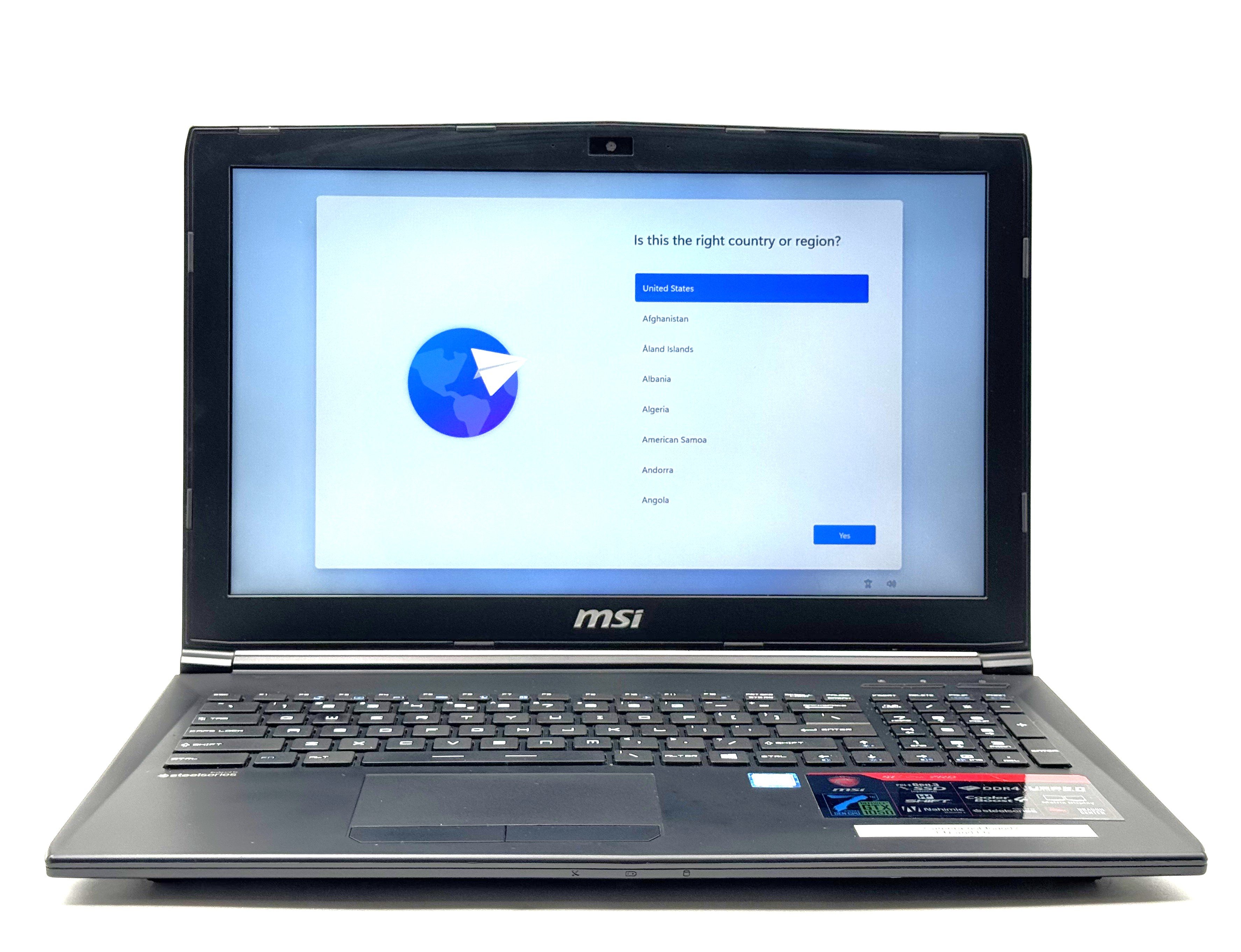 MSI GL62ML 7RD-625 - FHD - i7-7700HQ - 8GB RAM - GTX 1050 - 256GB