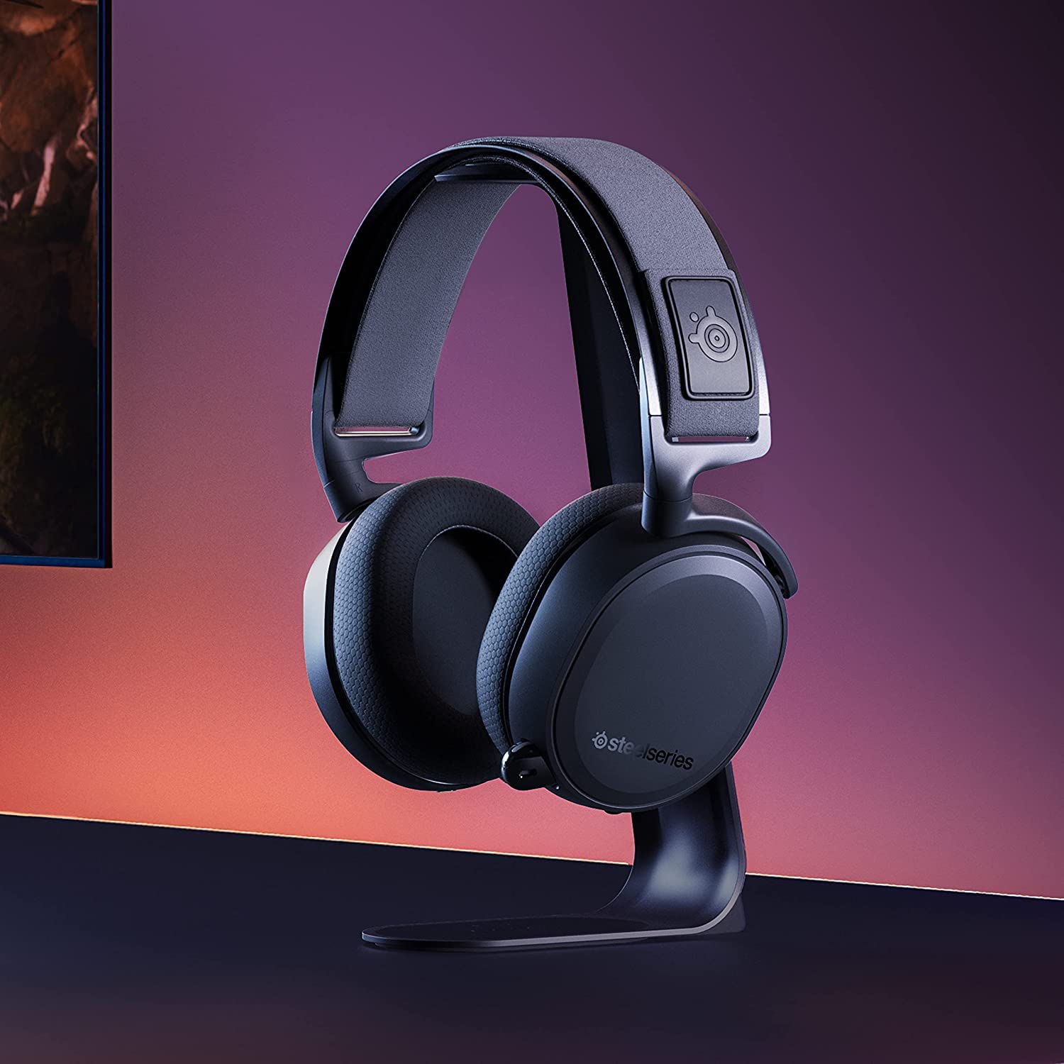 【ゲーミングヘッドセット】SteelSeries ARCTIS 7 / ブラック Arctis 7+ Black