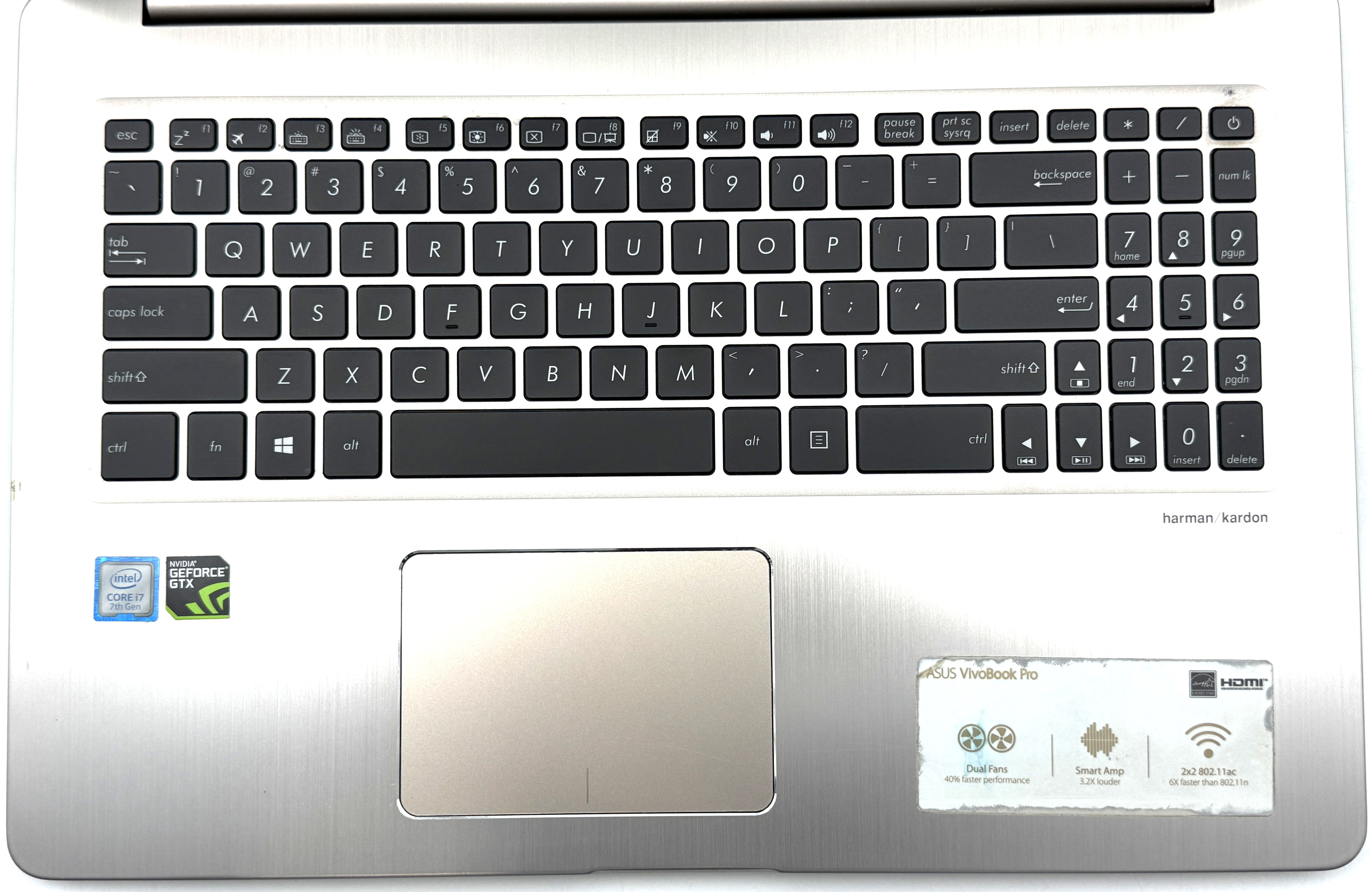 Asus VivoBook Pro X580VD FHD i7 - 16GB - GTX 1050 - 1TB HDD /256GB