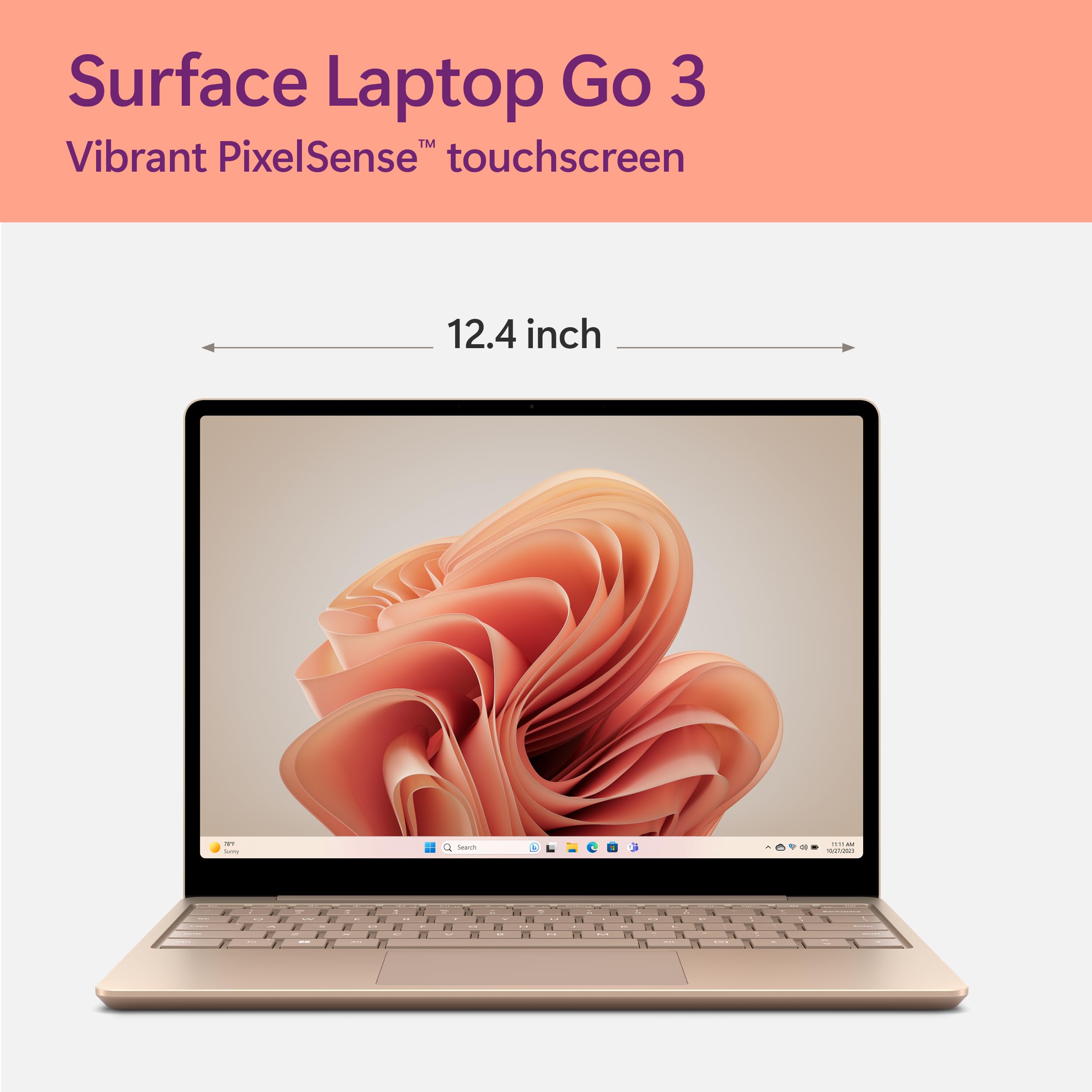 Microsoft Surface Laptop Go 3 Touch - i5-1235U - 8GB RAM - 256GB