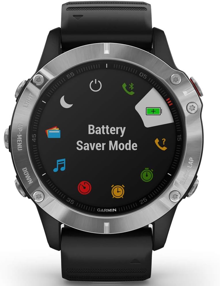 Garmin Fenix 6 GPS Smartwatch 47mm Fiber-Reinforced Polymer Garmin Fenix 6 GPS Smartwatch 47mm Fiber-Reinforced Polymer