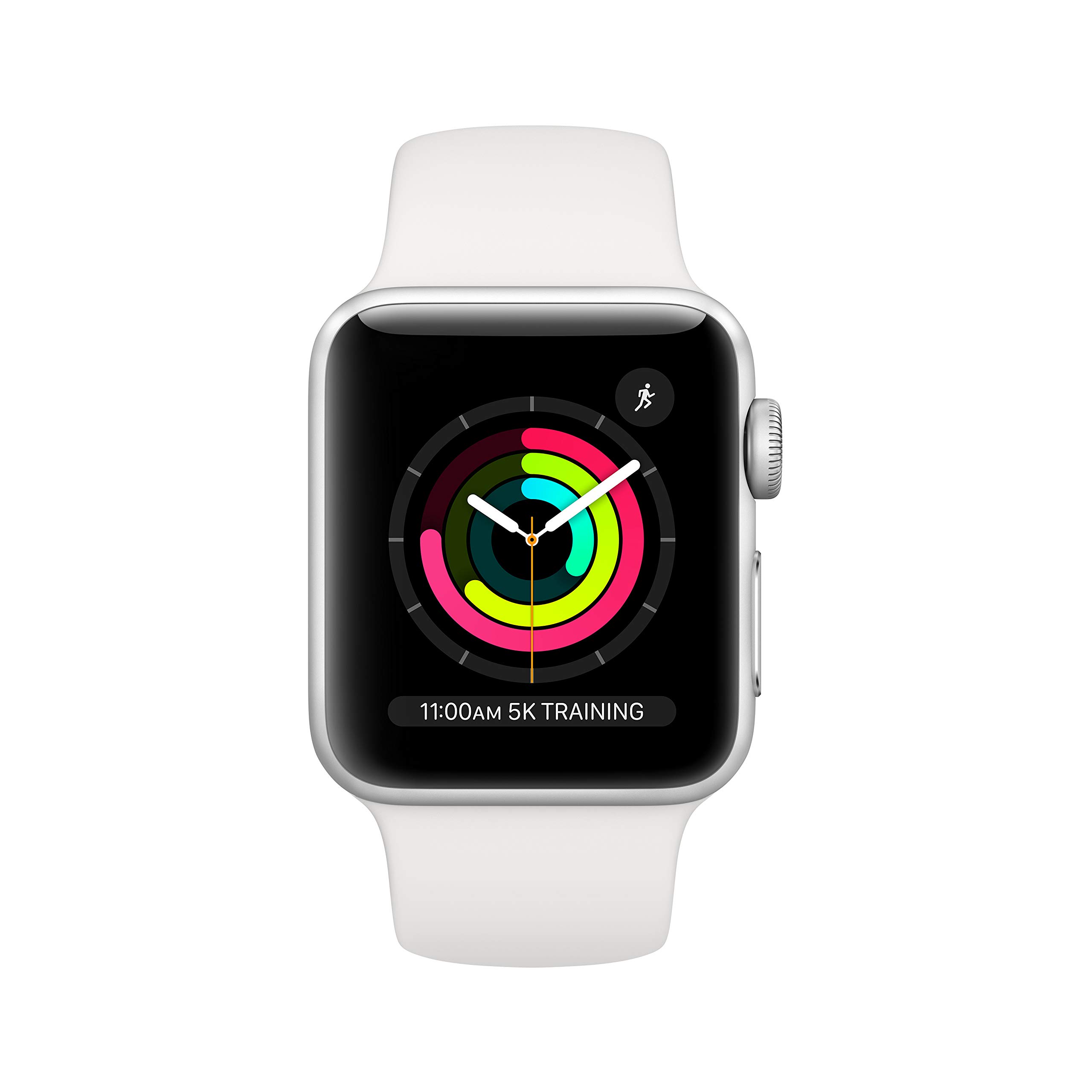 Apple Watch Series 3 (GPS) 38mm Silver Aluminum White Sport Band